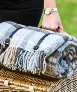 Tweedmill Polo Picnic Blanket Mckellar Brown