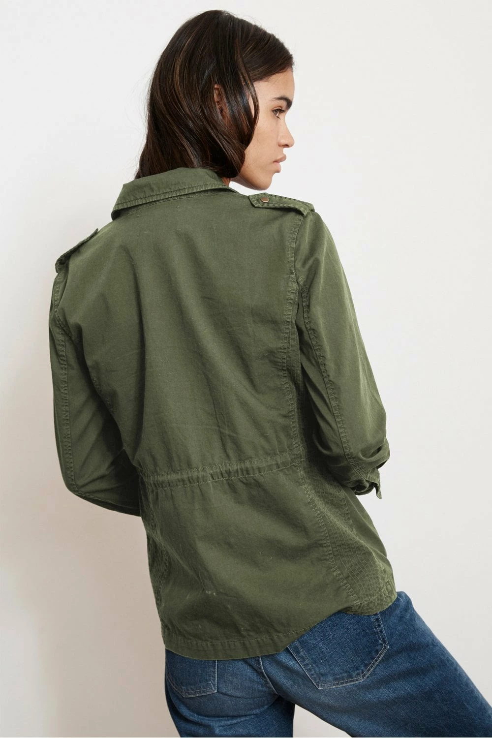 Velvet by Graham and Spencer Velvet By Graham Spencer Ruby Army Jacket In Forest 6 Velvet by Graham and Spencer Velvet By Graham Spencer Ruby Army Jacket In Forest