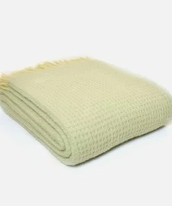 Tweedmill Waffle Frost Pure New Wool Throw