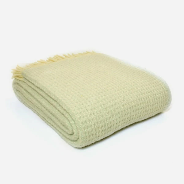 Tweedmill Waffle Frost Pure New Wool Throw 3 Tweedmill Waffle Frost Pure New Wool Throw
