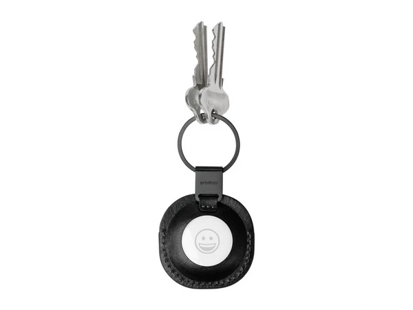 Orbitkey "Leather Key Holder For Airtag Black" 3 Orbitkey "Leather Key Holder For Airtag Black"