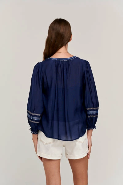 Velvet by Graham and Spencer Sandra Long Sleeve Boho Blouse Bay 3 Velvet by Graham and Spencer Sandra Long Sleeve Boho Blouse Bay