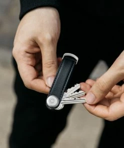 Orbitkey Portachiavi Cactus Leather Black