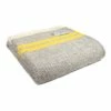 Tweedmill Throw Decke Fishbone 2 Stripe Grey/Yellow 1 Tweedmill Throw Decke Fishbone 2 Stripe Grey/Yellow