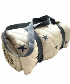 Tweedmill Newbury Quilted Grey Star Picnic Rug 125x125cm