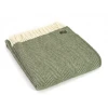 Tweedmill Olive Fishbone Pure New Wool Throw 150cm x 183cm 1 Tweedmill Olive Fishbone Pure New Wool Throw 150cm x 183cm