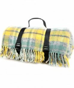 Tweedmill Ocean Cottage Check Polo Picnic Rug with Waterproof Backing