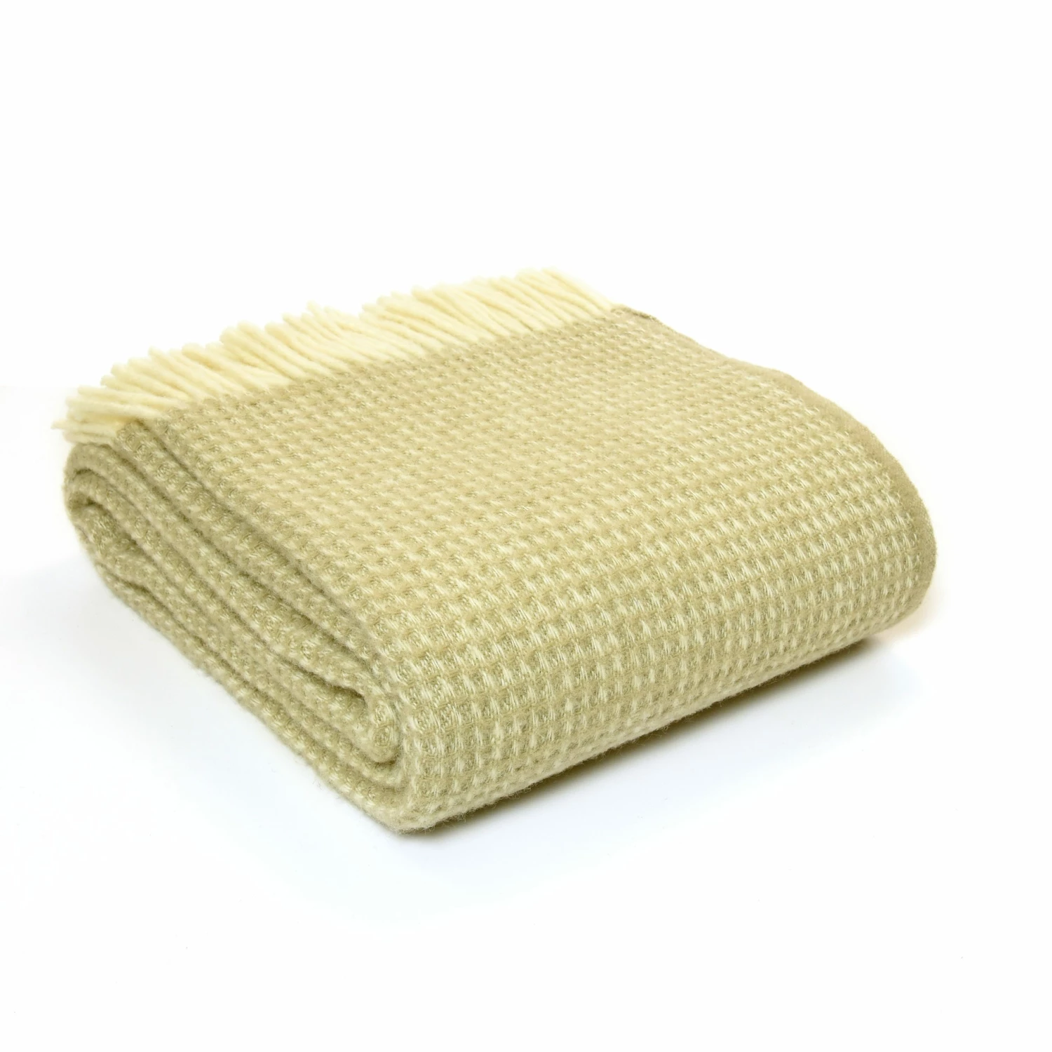 Tweedmill Oatmeal Waffle Pure New Wool Throw 140cm x 240cm 3 Tweedmill Oatmeal Waffle Pure New Wool Throw 140cm x 240cm