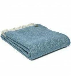 Tweedmill Pure New Wool Boa Throw With Fringe