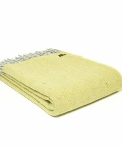 Tweedmill Lemon Boa Pure New Wool Throw - 150cm x 200cm