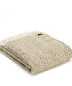 Tweedmill Oatmeal Beehive Throw