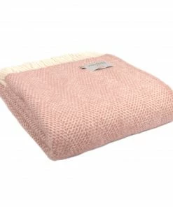 Tweedmill Throw Decke Beehive Dusky Pink