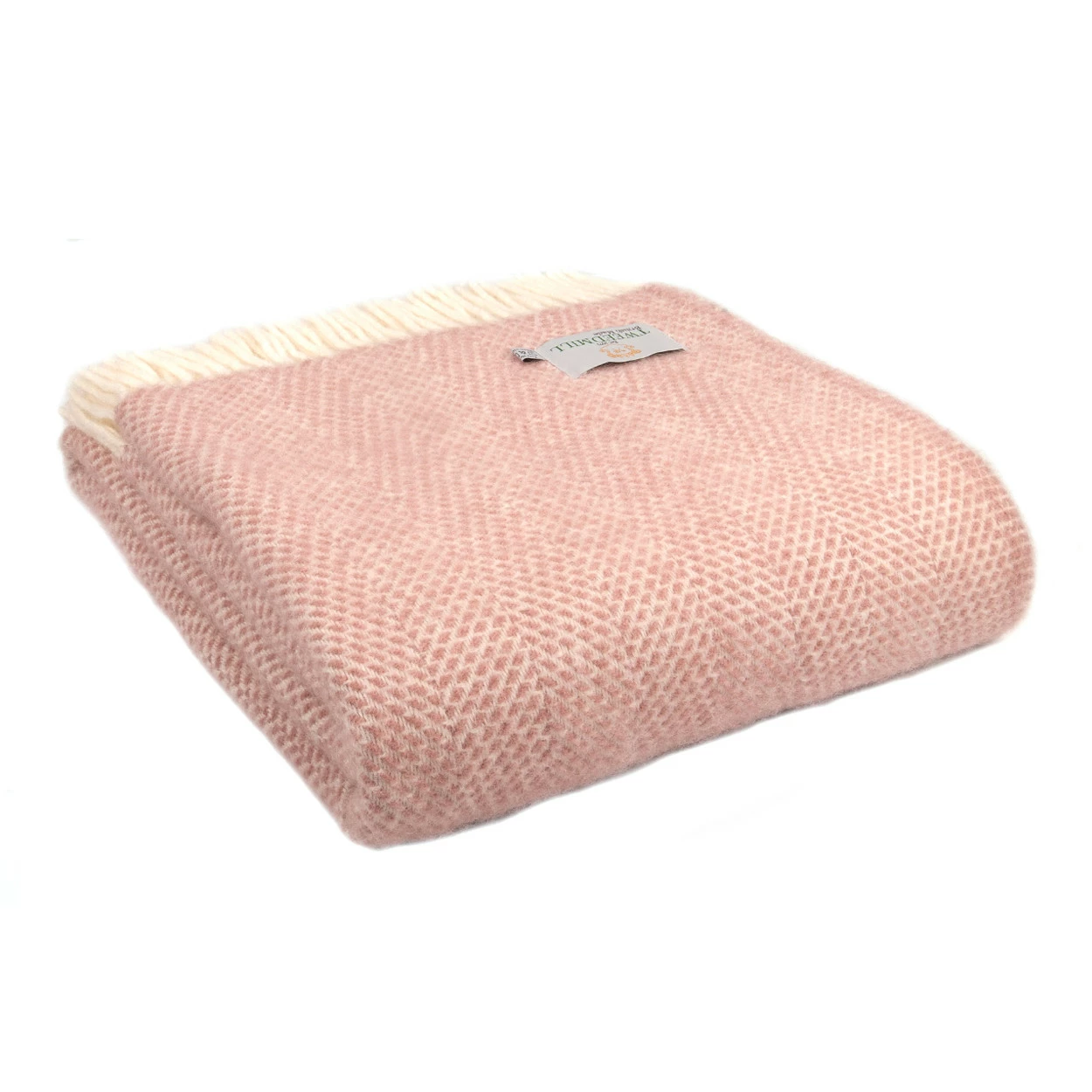 Tweedmill Throw Decke Beehive Dusky Pink 3 Tweedmill Throw Decke Beehive Dusky Pink