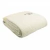 Tweedmill Pure New Wool Waffle Throw Frost 2 Tweedmill Pure New Wool Waffle Throw Frost