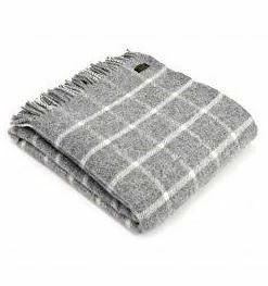 Tweedmill Pure New Wool Chequered Check Throw 7 Tweedmill Pure New Wool Chequered Check Throw
