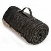 Tweedmill Vintage Herringbone Polo Picnic Rug With Waterproof Backing & Leather Straps 2 Tweedmill Vintage Herringbone Polo Picnic Rug With Waterproof Backing & Leather Straps