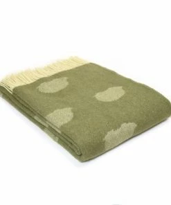Tweedmill Hedgehog Animal Print Pure New Wool Jacquard Throw 130cm x 180cm