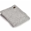 Tweedmill Grey Knitted Alpaca Mix Throw 130cm x 180cm 2 Tweedmill Grey Knitted Alpaca Mix Throw 130cm x 180cm