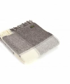 Tweedmill Jacob Block Check Pure New Wool Throw 150cm x 183cm