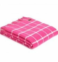 Tweedmill Pure New Wool Chequered Check Throw 6 Tweedmill Pure New Wool Chequered Check Throw