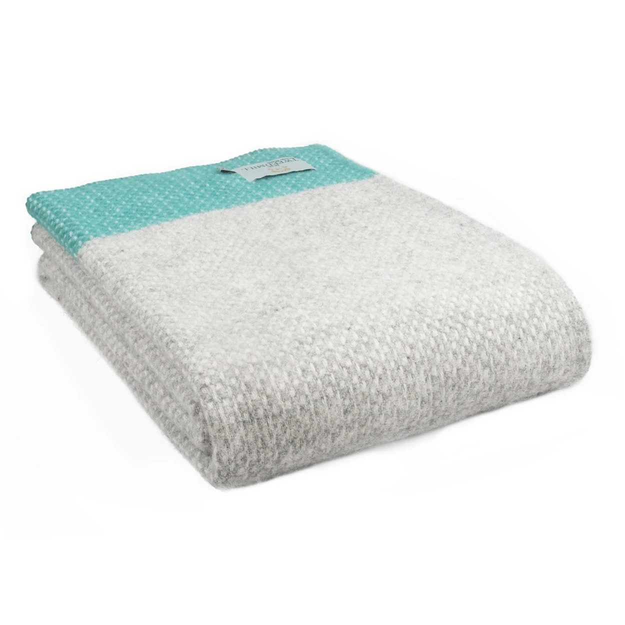 Tweedmill Throw Decke Crossweave Peacock Blue 3 Tweedmill Throw Decke Crossweave Peacock Blue