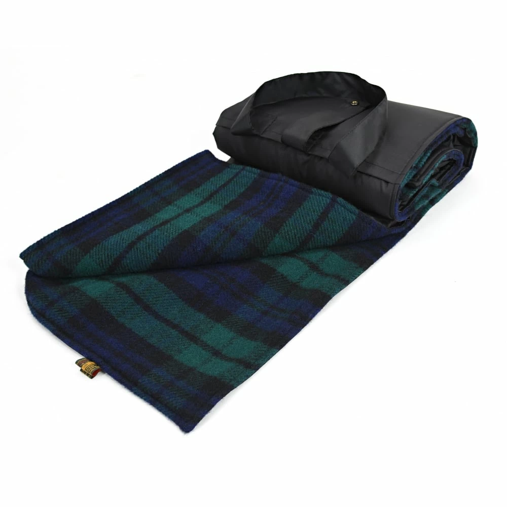 Tweedmill Blackwatch Eventer Pure New Wool Picnic Blanket 5 Tweedmill Blackwatch Eventer Pure New Wool Picnic Blanket