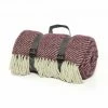 Tweedmill Rosewood Diagonal Stripe Polo Picnic Rug with Waterproof Backing 2 Tweedmill Rosewood Diagonal Stripe Polo Picnic Rug with Waterproof Backing