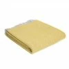 Tweedmill Yellow Diamond Pure New Wool Throw 140 x 183cm