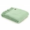 Tweedmill Laurel Green Wafer Pure New Wool Throw 150cm x 183cm 2 Tweedmill Laurel Green Wafer Pure New Wool Throw 150cm x 183cm