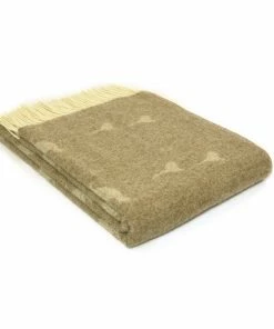 Tweedmill Pheasant Animal Print Pure New Wool Jacquard Throw 130cm x 180cm