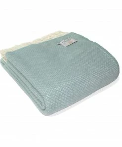 Tweedmill Ocean Blue Averil Pure New Wool Throw