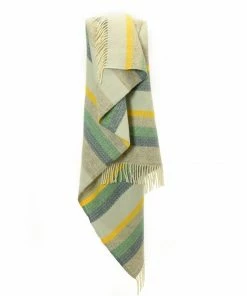 Tweedmill Horizon Illusion Stripe Pure New Wool Throw 150cm x 183cm